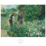 Canvas print Picking flowers, Renoir