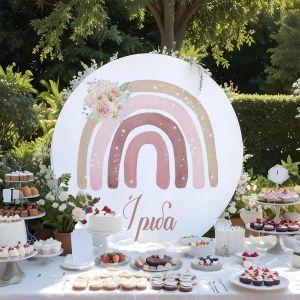 Ξύλινη πινακίδα, Ουράνιο τόξο Boho 4 2