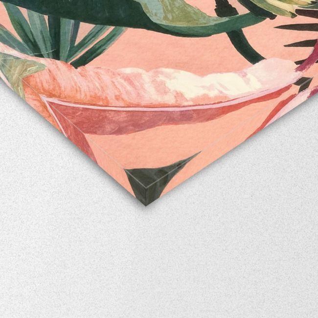 Canvas print Leaves and bananas