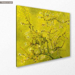 Canvas print Blossoming almond tree (yellow), Vincent van Gogh 2
