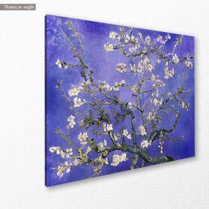 Πίνακας ζωγραφικής Blossoming almond tree (mauve) Vincent van Gogh Καμβάς τελαρωμένος Όψη 1 2