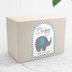 Sticker label silhouette Your design