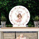 Wooden printed sign, Boho rainbow 4