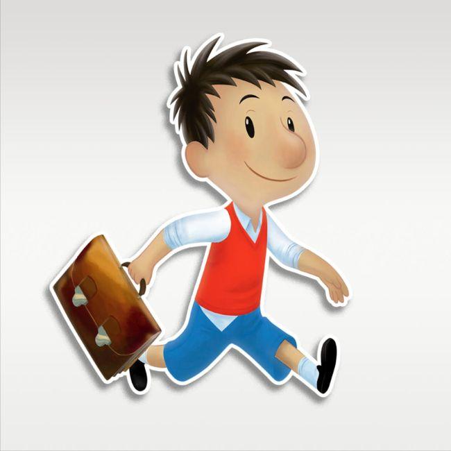 Μικρός Νικόλας 2, ξύλινη φιγούρα εκτυπωμένη