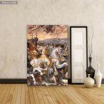 Πίνακας ζωγραφικής Battle at Pons Milvius detail, Raphael