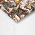 Canvas print Battle at Pons Milvius detail, Raphael