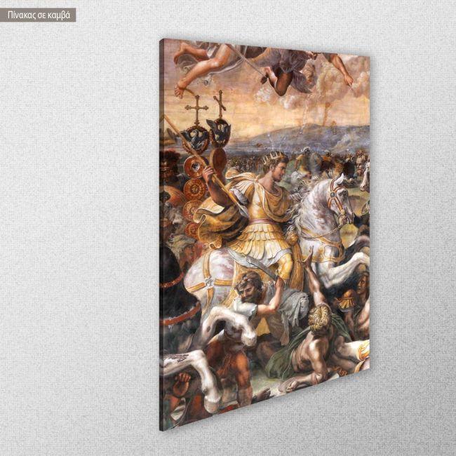 Πίνακας ζωγραφικής Battle at Pons Milvius detail, Raphael