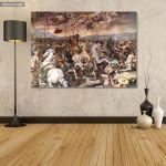 Canvas print Battle at Pons Milvius, Raphael.