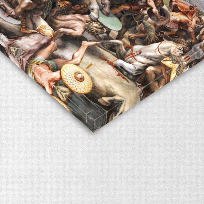 Canvas print Battle at Pons Milvius, Raphael.