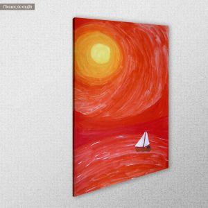 Canvas print Sailing to the sun View 1 2