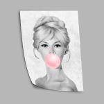 Brigitte Bardot bubble gum, αφίσα, κάδρο