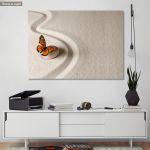 Canvas print butterfly, Zen butterfly II