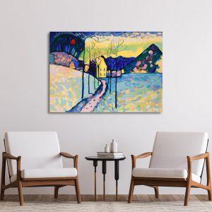Canvas print Winter landscape Kandinsky W. Framed canvas View 1 2