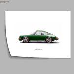 Porsche 911, αφίσα, κάδρο