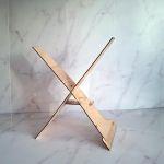 Ξύλινο καβαλέτο επιτραπέζιο για plexiglass, ωφέλιμο 40 - 100 cm