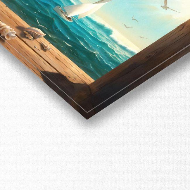 Πίνακας σε καμβά Book of life, πανοραμικός