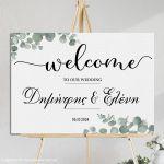 Canvas print Wedding decoration, custom wording