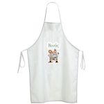 Sticker forbaptism apron, Forest animals watercolor at car