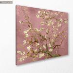 Canvas print Blossoming almond tree (roz) I, Vincent van Gogh