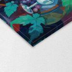 Canvas print Spirits in the vineyard