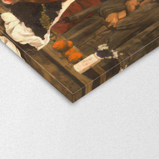 Canvas print Four seasons reart 