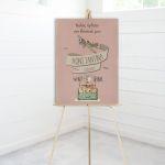 Canvas printwelcome to my baptism, Travel the worlddusty roze