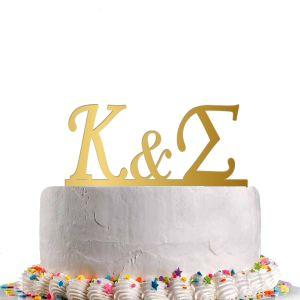 Cake topper Couple Initials Art 3