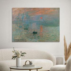Canvas print Impression sunrise I Monet C. Framed canvas View 1 2