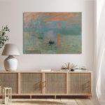 Canvas print Impression sunrise I, Monet C.