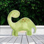 Ξύλινη φιγούρα εκτυπωμένη, Baby dino green 2