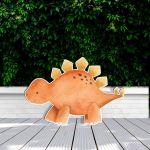 Wooden figure printed Baby dino brown 1