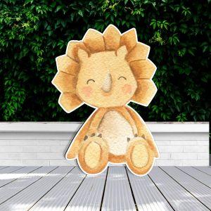 Wooden figure, Baby dino brown 2