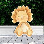 Wooden figure, Baby dino brown 2