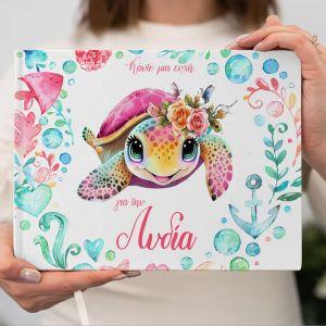 Wishes book, Colorfull turtle