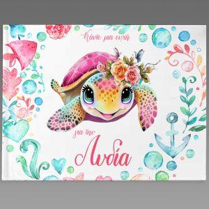 Wishes book, Colorfull turtle 2