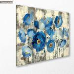 Canvas print Blue poppy