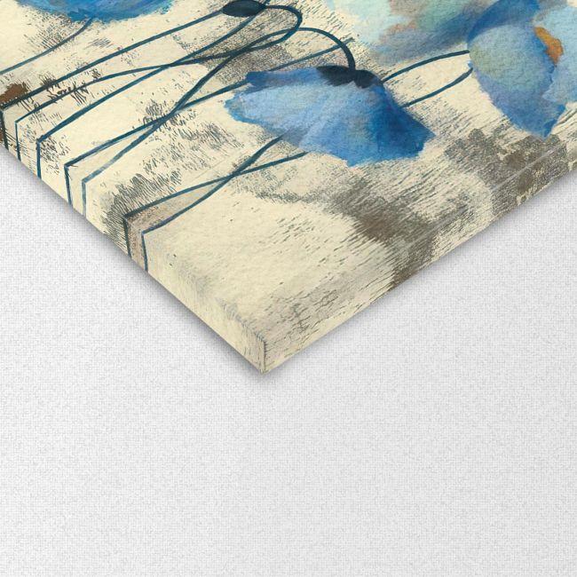 Canvas print Blue poppy