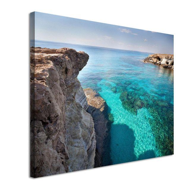 Πίνακας σε καμβά Κύπρος, Cyprus sea caves