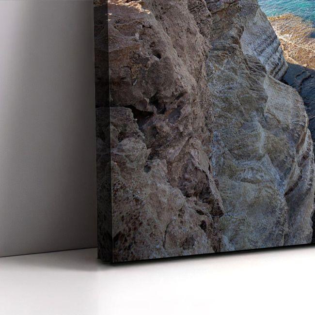 Canvas print, Cyprus sea caves