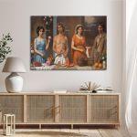 Canvas print Four seasons I reart (original Tsarouxis)