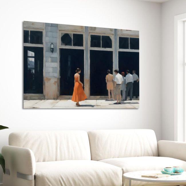 Canvas print Coffeshop at Maurokefalos reart (original Tsarouxis)