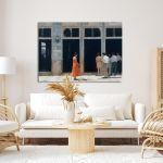 Canvas print Coffeshop at Maurokefalos reart (original Tsarouxis)