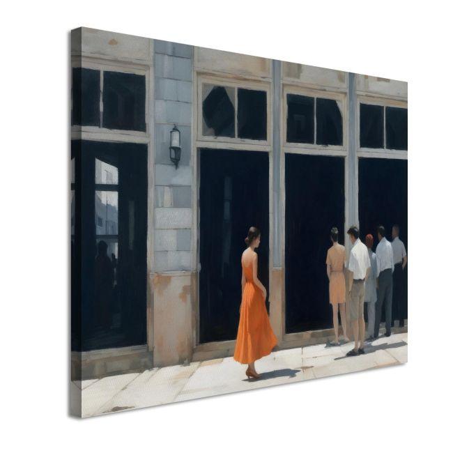 Canvas print Coffeshop at Maurokefalos reart (original Tsarouxis)