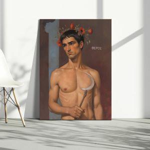 Canvas print Summer reart, (original Tsarouhis)