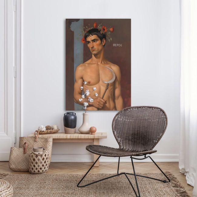 Πίνακας ζωγραφικής Θέρος reart (original Τσαρούχης)
