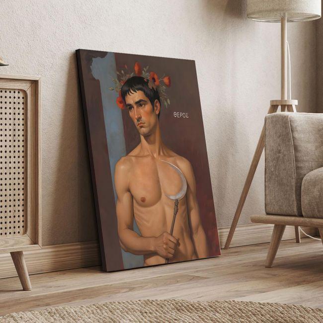 Canvas print Summer reart, (original Tsarouhis)