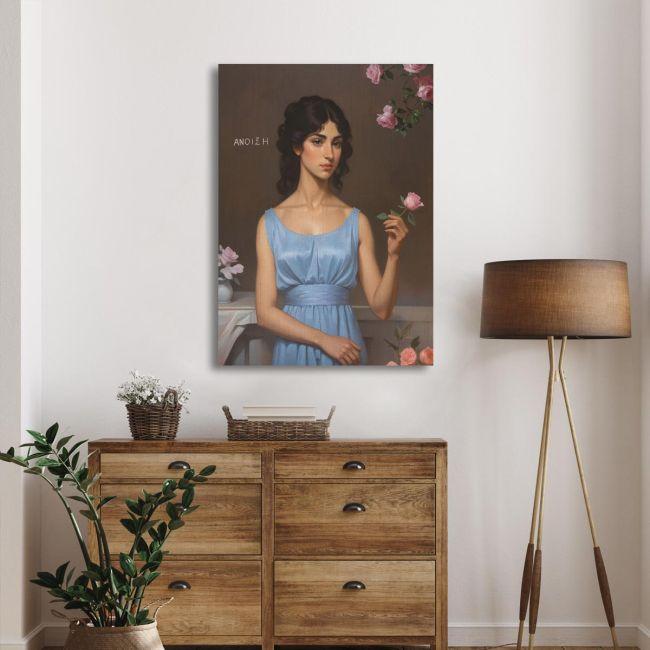 Canvas print Spring reart, (original Tsarouhis)