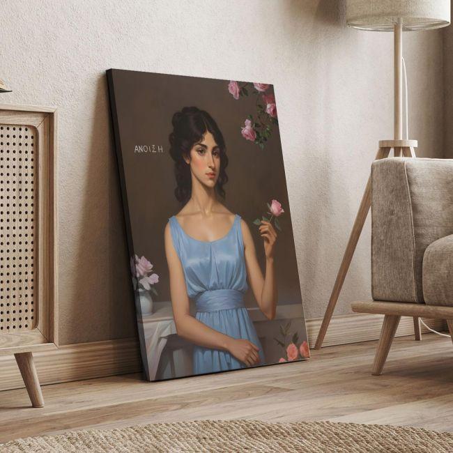 Canvas print Spring reart, (original Tsarouhis)