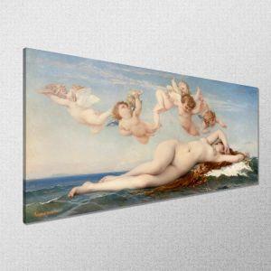 Πίνακας σε καμβά The birth of Venus Cabanel A. πανοραμικός Καμβάς τελαρωμένος Όψη 1 2