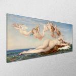 Canvas print The birth of Venus, Cabanel A., panoramic